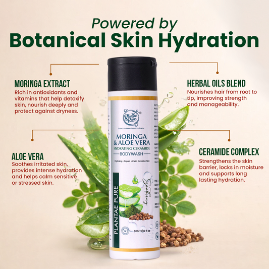 Plantae Pure Aloe Vera Body Wash - Natural Body Wash for Sensitive