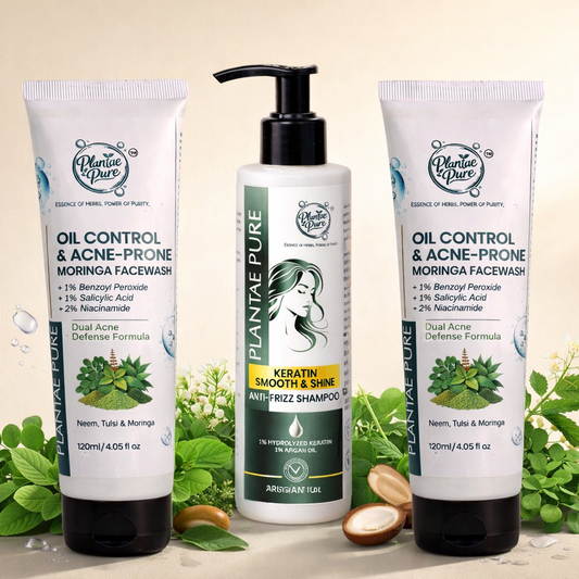 Natural Skin Brightening Face Wash & Shampoo Combo | Plantae Pure