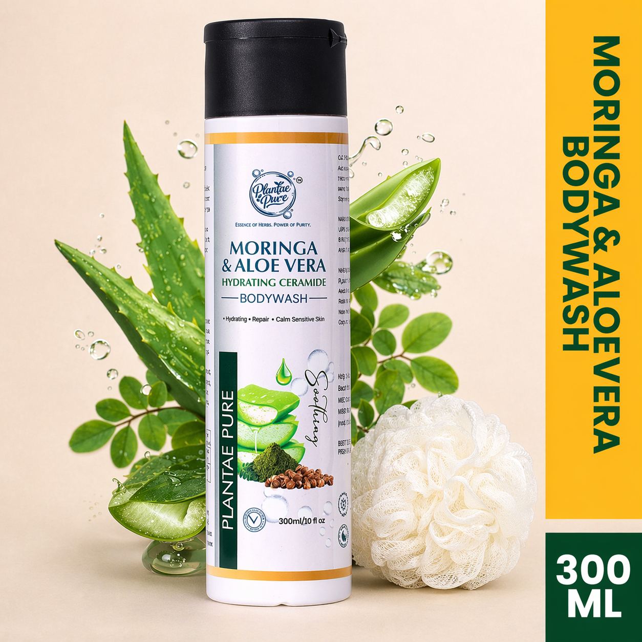Plantae Pure Aloe Vera Body Wash - Natural Body Wash for Sensitive