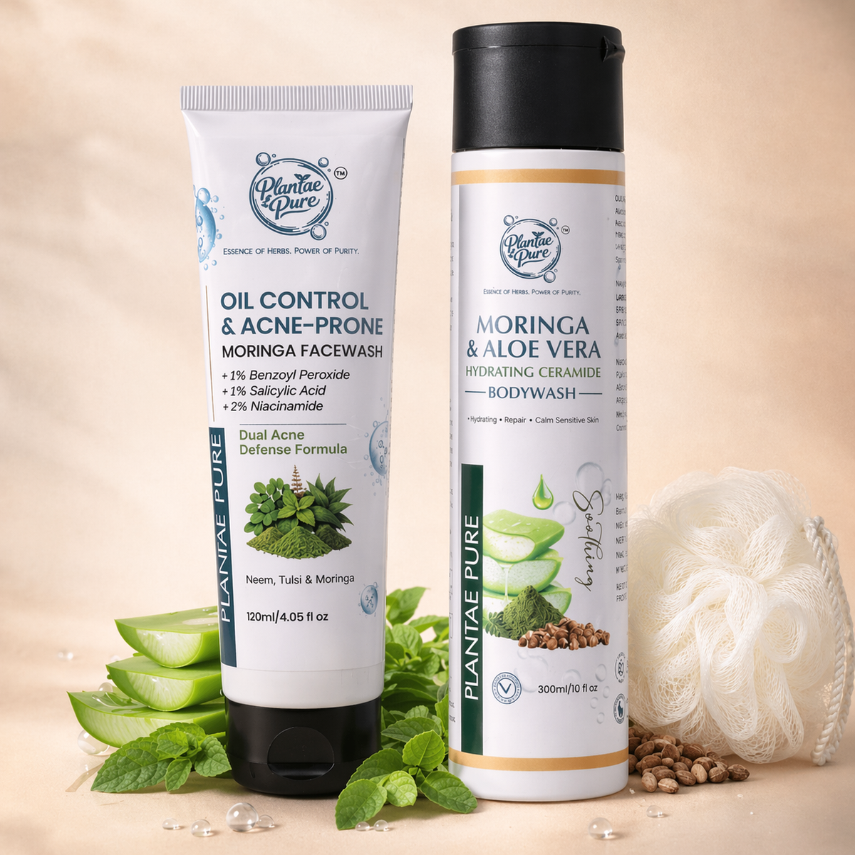 Bodywash + Facewash Care Duo | Buy Bodywash & Get Facewash + Loofah FREE