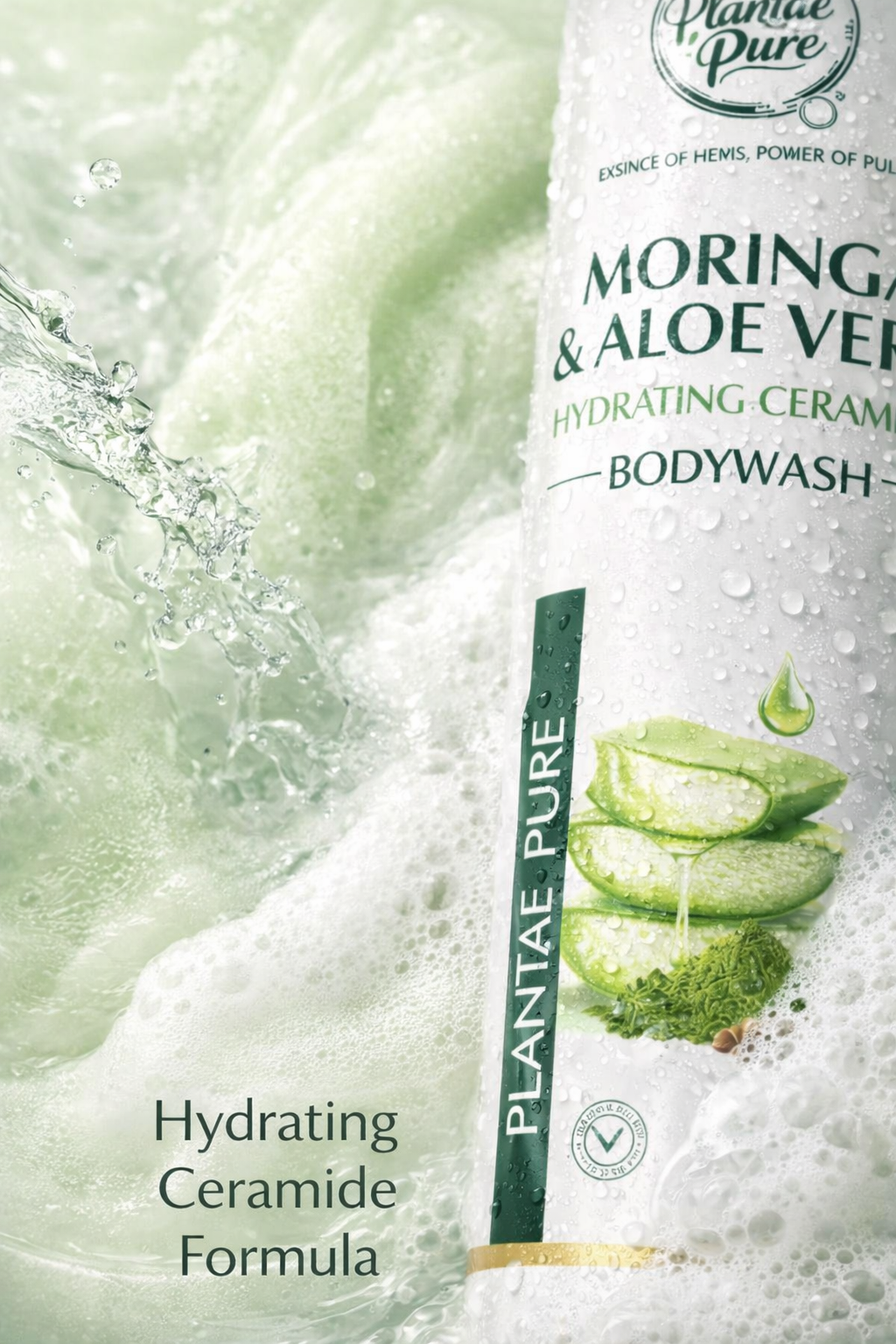 Plantae Pure Aloe Vera Body Wash - Natural Body Wash for Sensitive